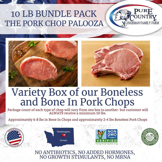 Bundle Pack- The 10 LB. Pork Chop Palooza Box