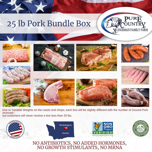 Bundle Pack- 25 LB PREMIER PORK BOX