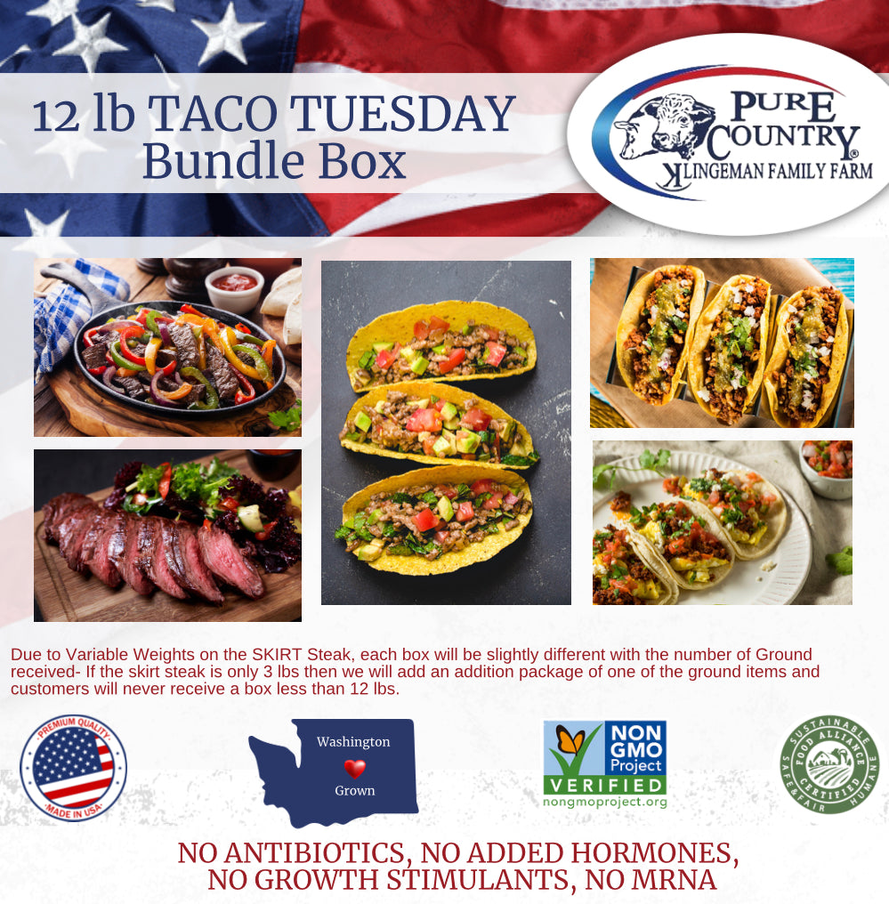 Bundle Pack- 12 LB TACO TUESDAY BOX