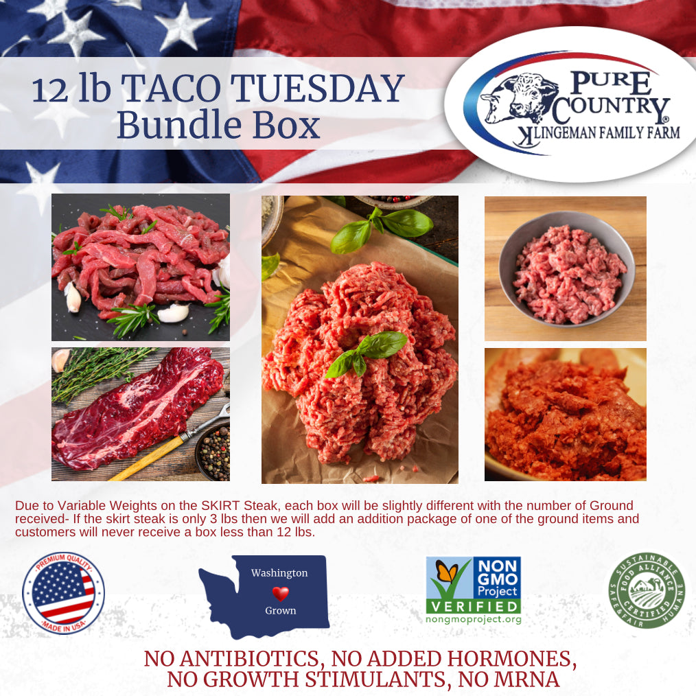 Bundle Pack- 12 LB TACO TUESDAY BOX